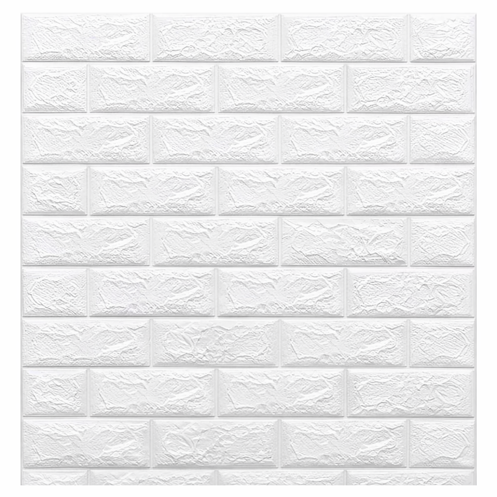 Placa Autoadhesiva Revestimiento Pared Interior, color blanco (pack 10 Un).